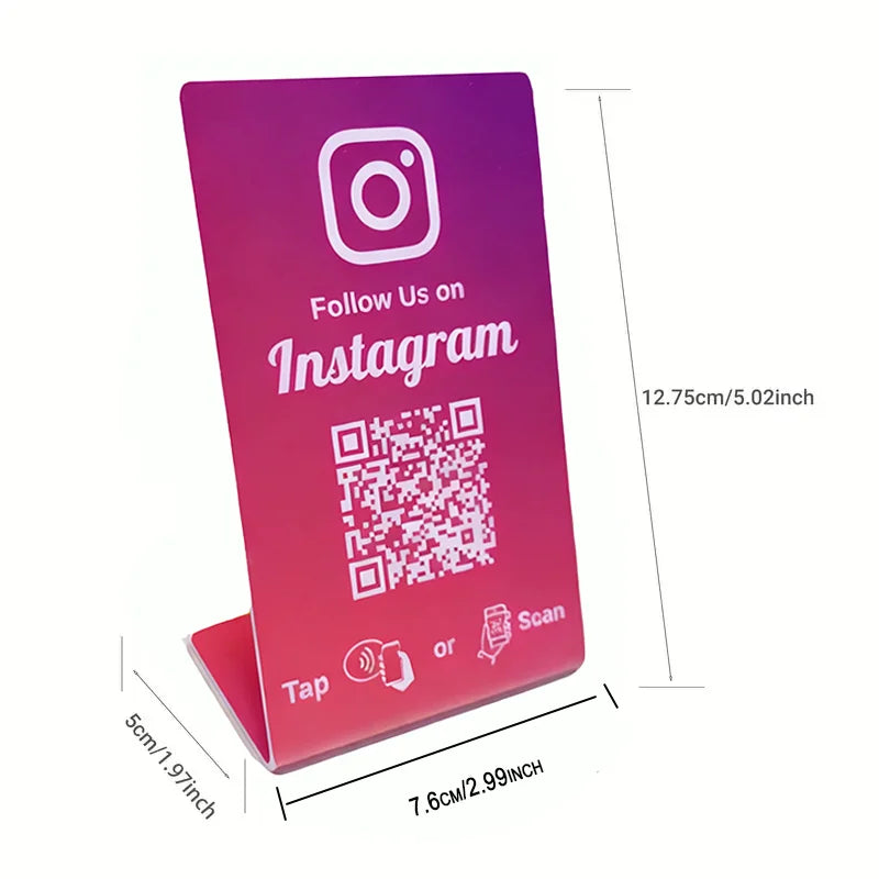Tarjeta de pie NFC + QR para reseñas de Google